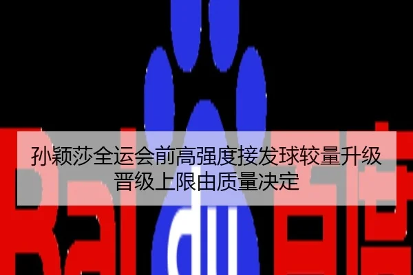 孙颖莎全运会前高强度接发球较量升级晋级上限由质量决定